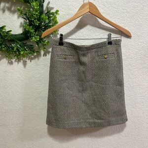 Loft Tweed Mini Skirt Sz 4 P